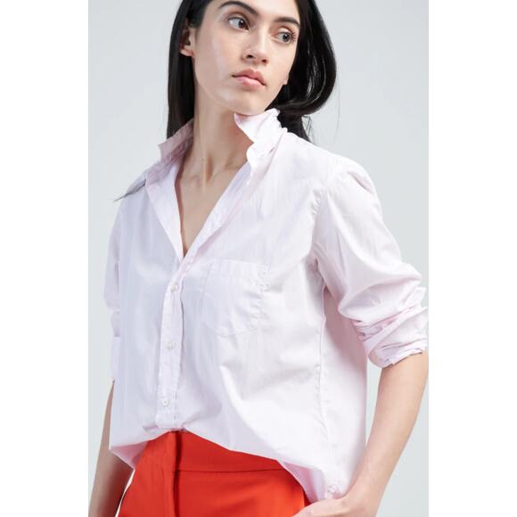 Frank and Eileen Relaxed Button-Up Striped Shirt Size Small New with Tags - Picture 7 of 9